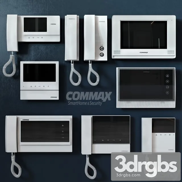 Commax Doorphones 3D Model Download