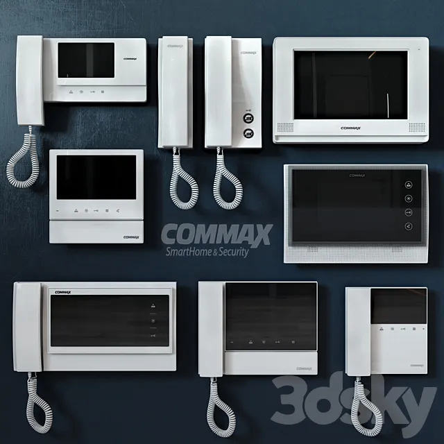Commax Doorphones 3DModel