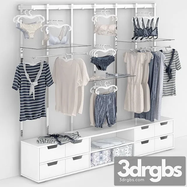 Commercial equipment with clothes Commercial equipment with clothes