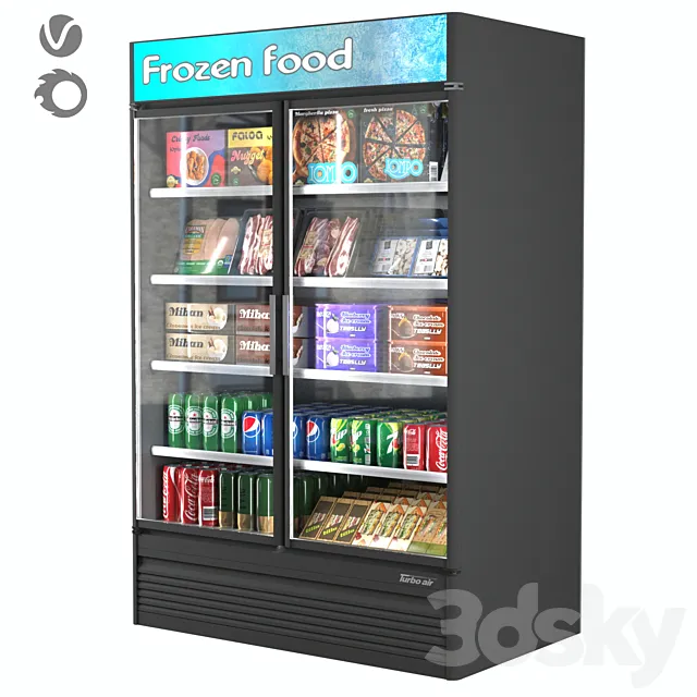 commercial refrigerator – turbo air 3DModel