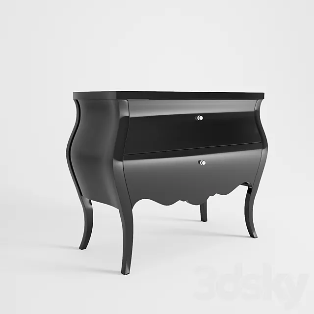 Commode 3D Model Commode 3D Model