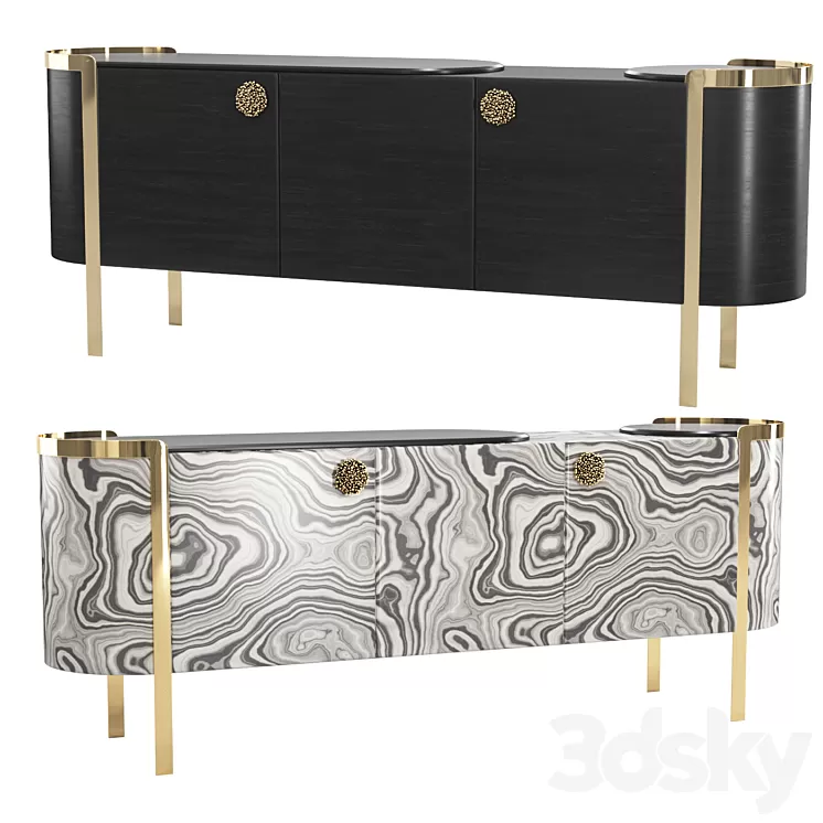 Commode DORIS Opera Contemporary 3D Model