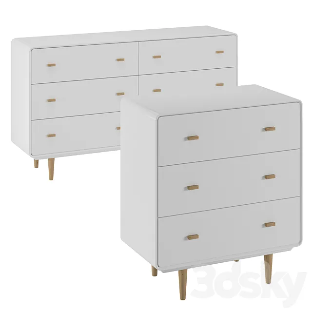Commode JIMI LA REDOUTE 3D Model Commode JIMI LA REDOUTE 3D Model