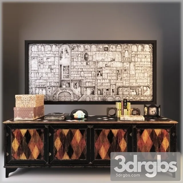 Commode Sideboard 3D Model Download