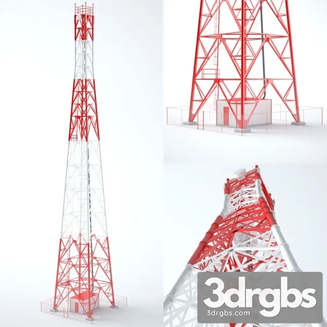 Communication Tower 3D Model Download Communication Tower 3D Model Download