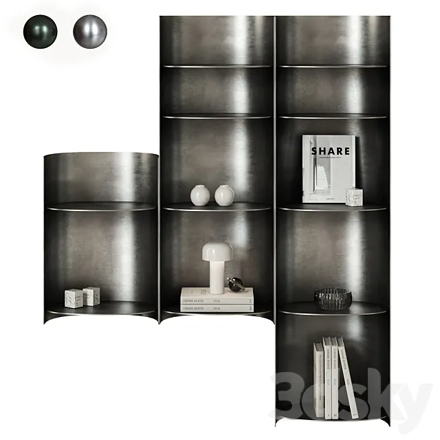 Como shelves 3D Model