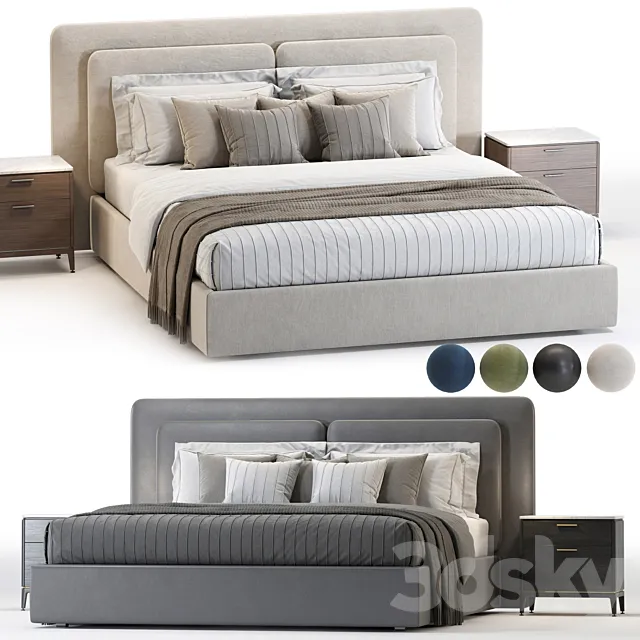 Comocasa savona Bed 3D Model