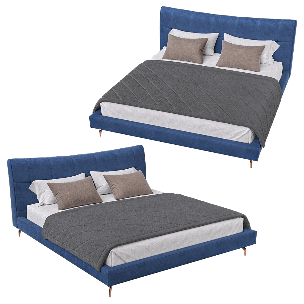 Comodo – Bed Azur 3D Model Comodo – Bed Azur 3D Model