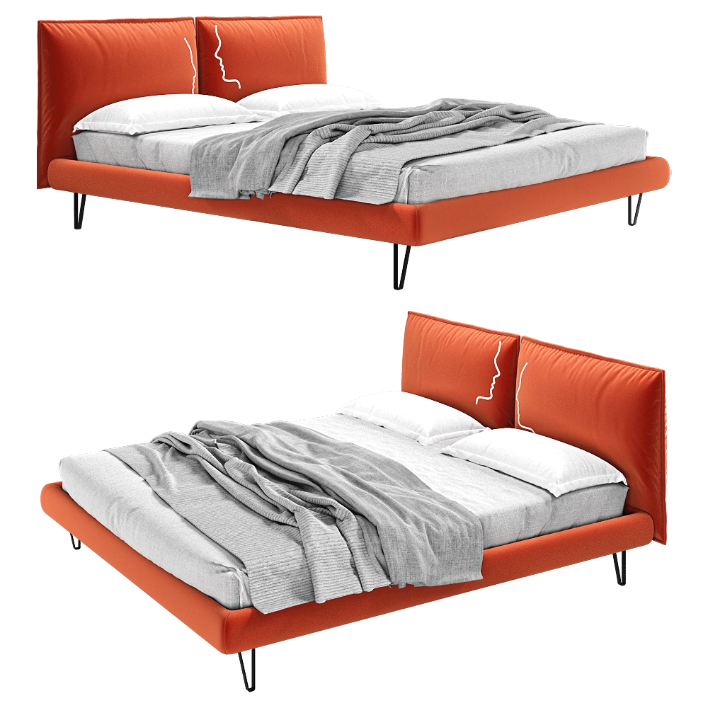 Comodo – Bed Cora 3D Model