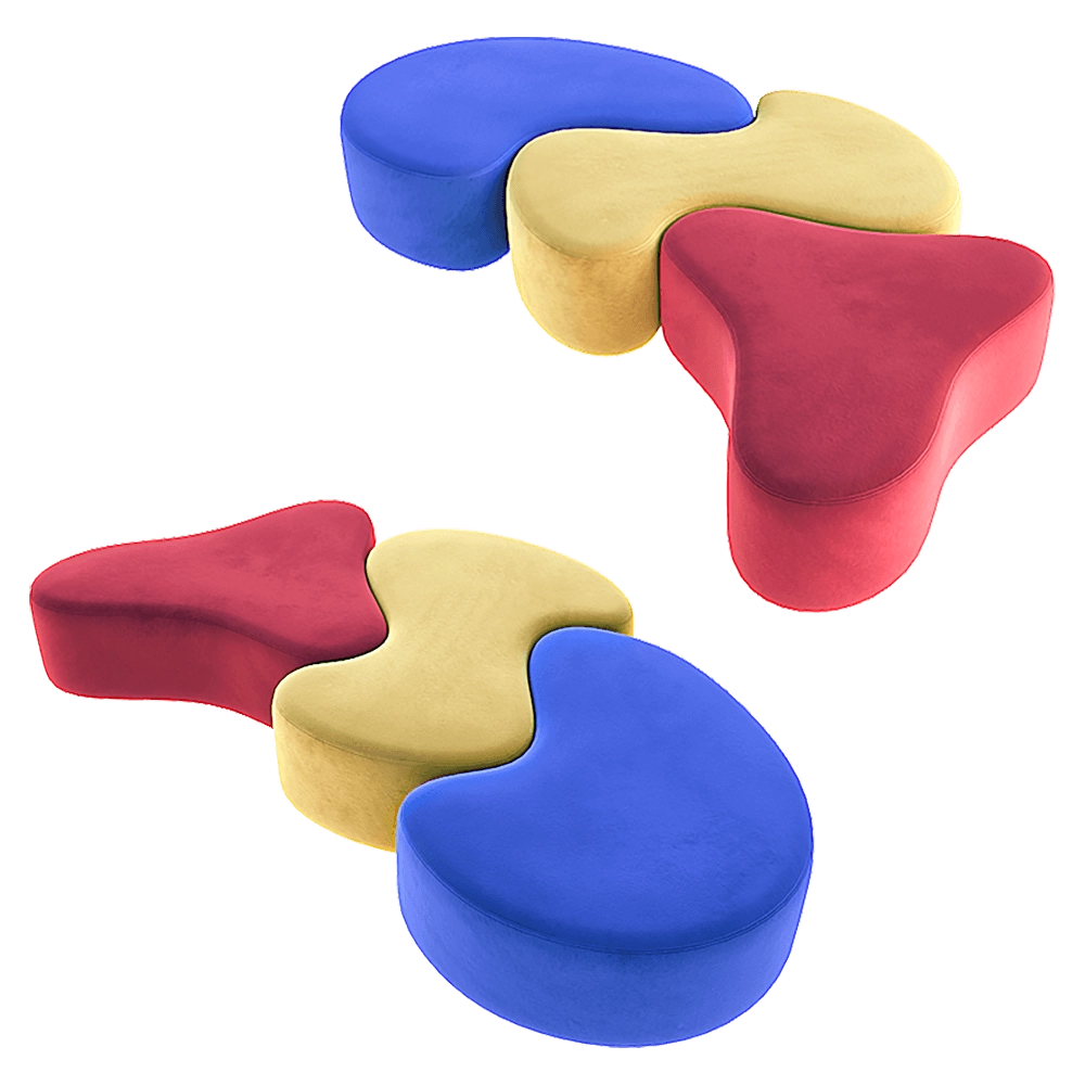 Comodo – Pouf Mosaic 3D Model