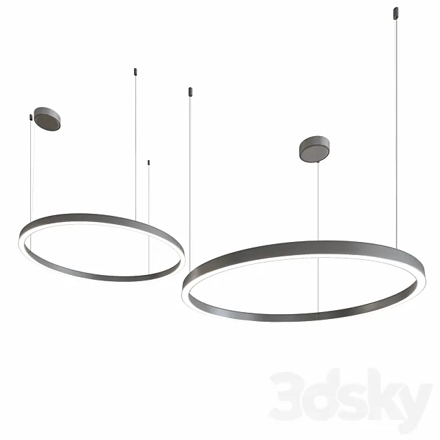 Compendium Circle Luceplan D81C11 3D Model