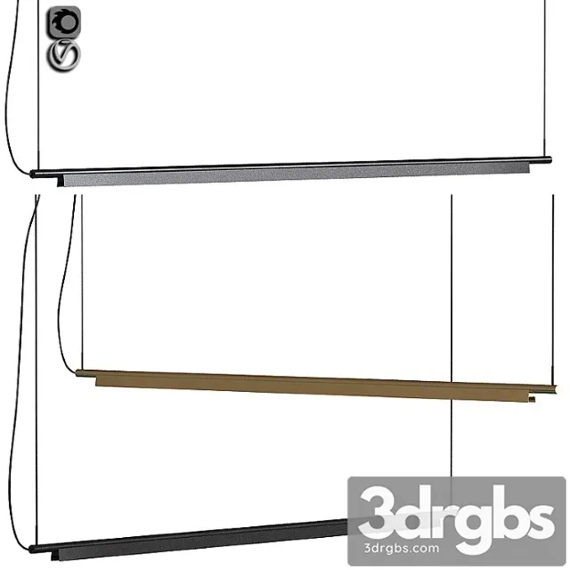 Compendium led linear suspension 3D Model Download Compendium led linear suspension 3D Model Download