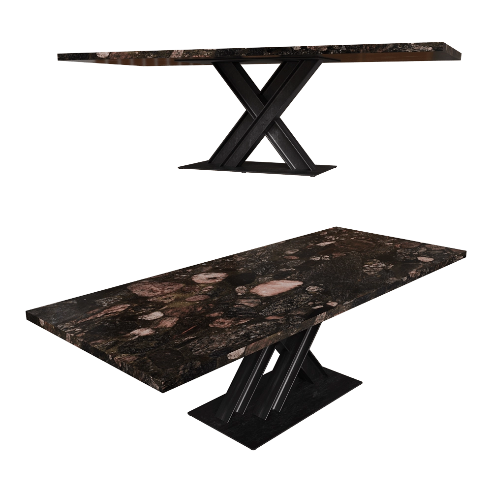 Complet Furniture – Outdoor table Victor 3D Model