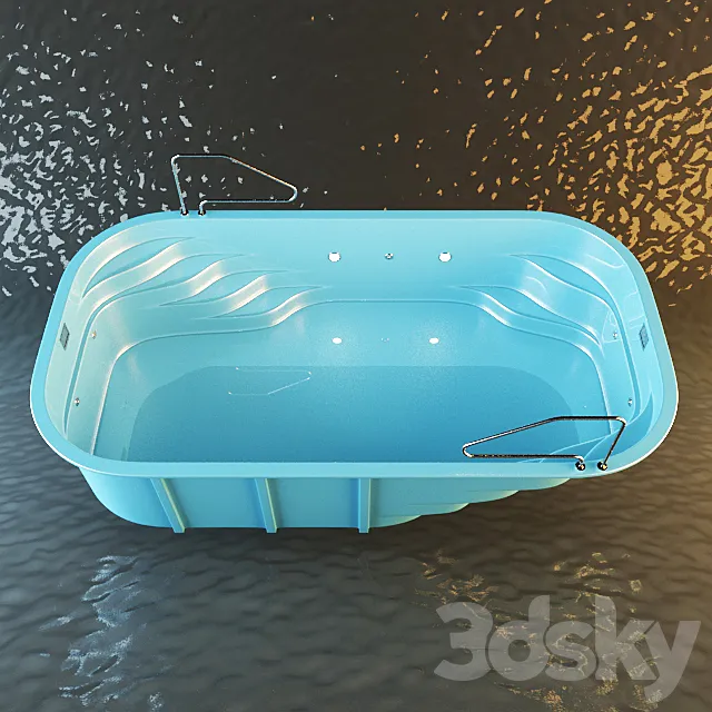 Composite Pool 3D Model