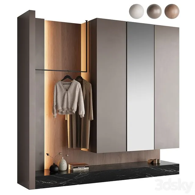 Composition for the hallway 008 3D Model Composition for the hallway 008 3D Model