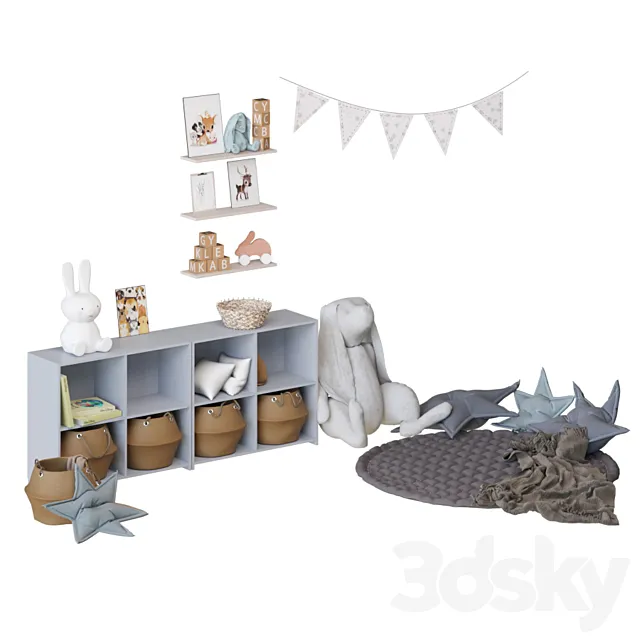 Composition for the nursery 01 3DModel Composition for the nursery 01 3DModel