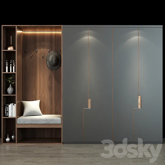 Composition in The Hallway 271 3DModel Composition in The Hallway 271 3DModel