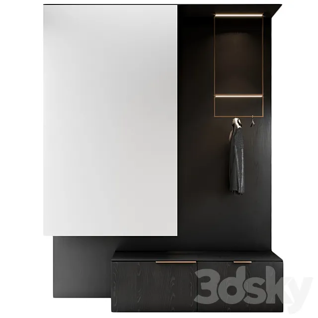 Composition in the hallway 3DModel Composition in the hallway 3DModel