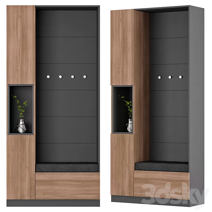 Composition in the hallway 51 | Hallway 3D Model Free Download