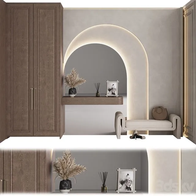 Composition in the hallway 9 3D Model Composition in the hallway 9 3D Model