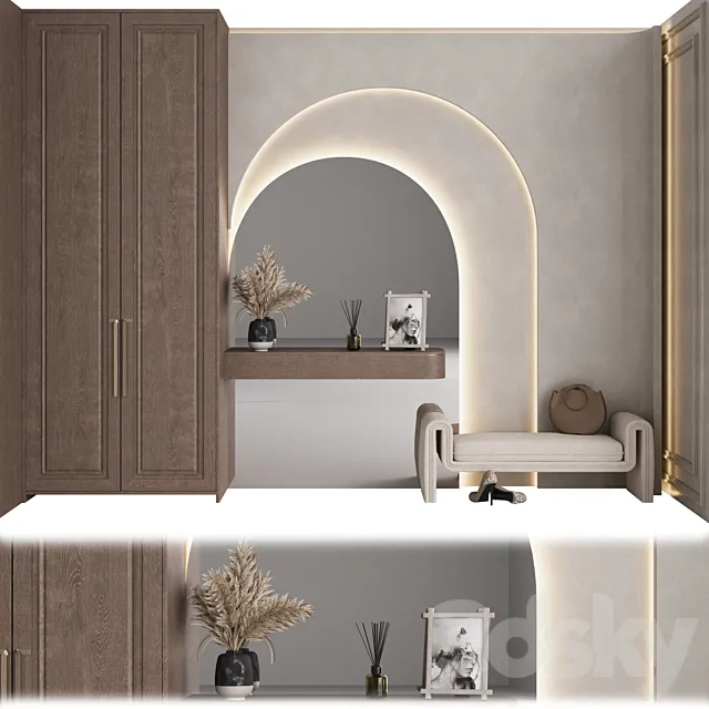 Composition in the hallway 9 3D Model Composition in the hallway 9 3D Model