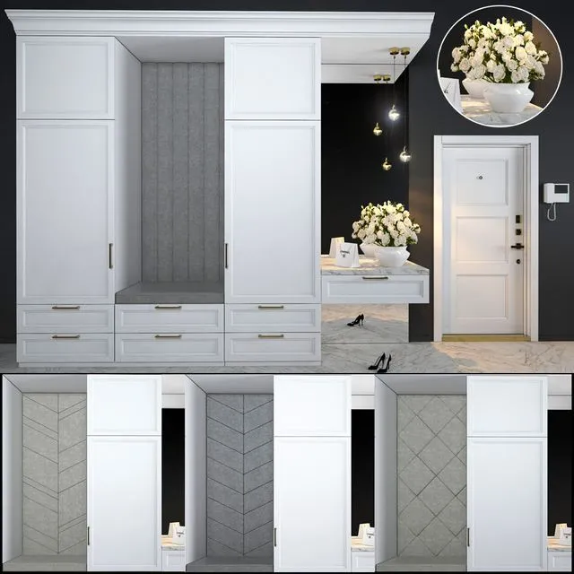 Composition in the hallway21 3D Model Composition in the hallway21 3D Model