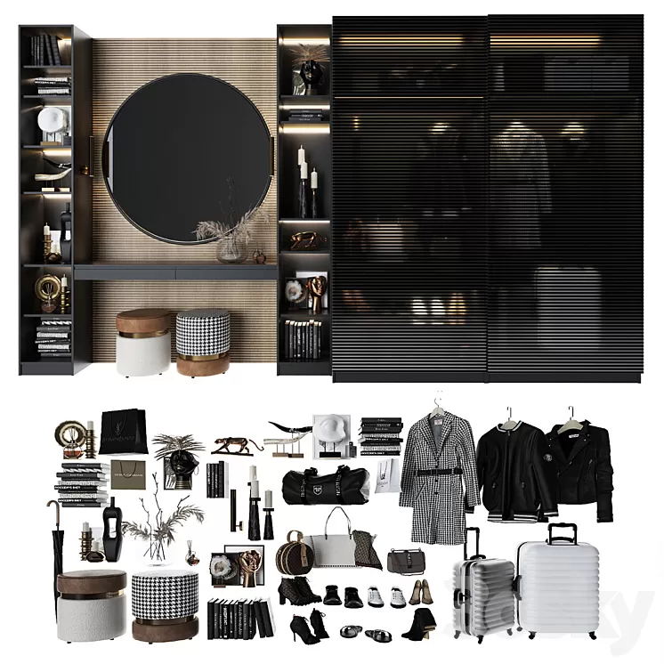 Composition in the hallway_100 3D Model Composition in the hallway_100 3D Model