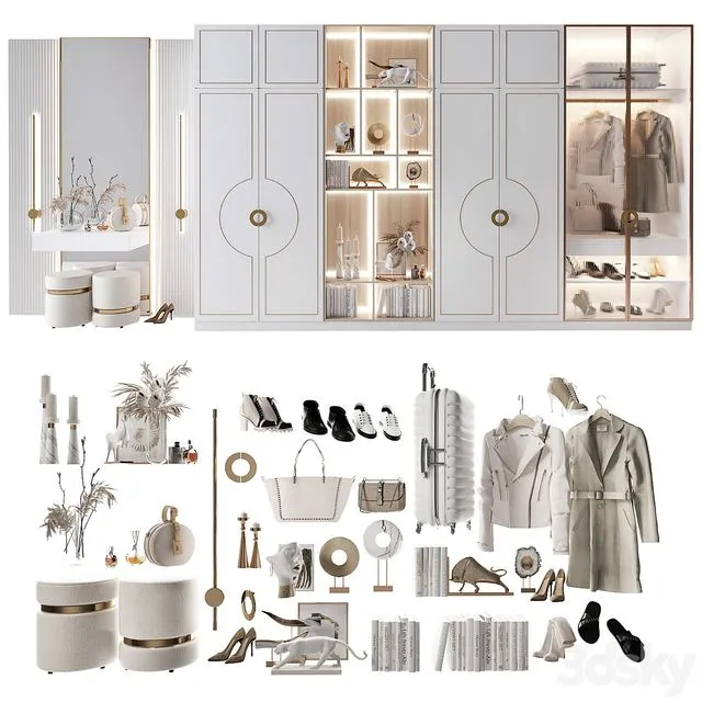 Composition in the hallway_102 3D Model