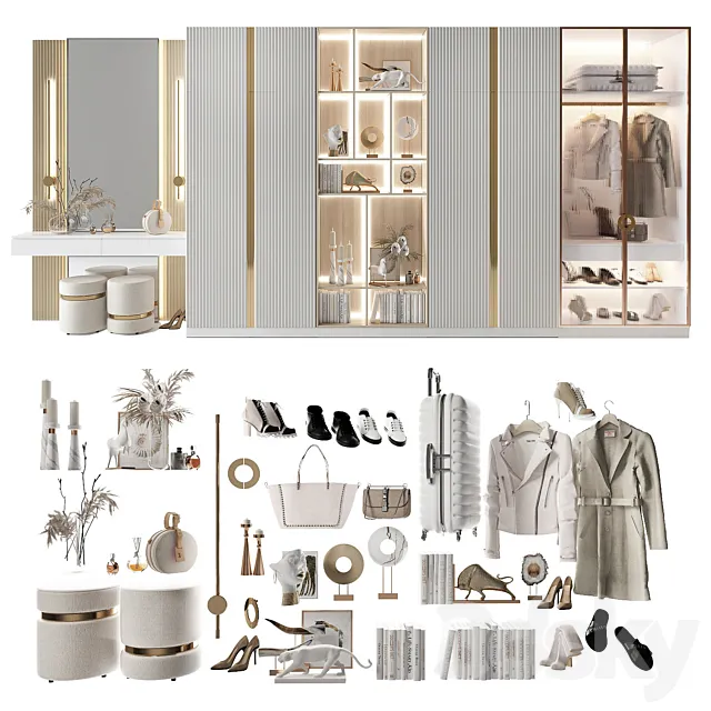 Composition in the hallway_105 3DModel