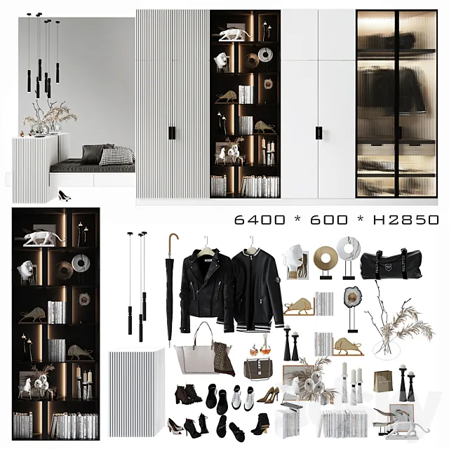 Composition in the hallway_107 3DModel