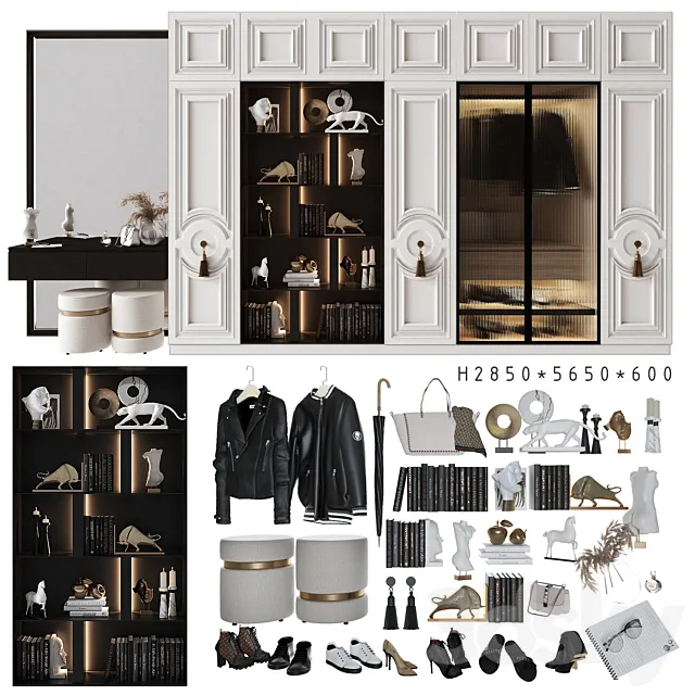 Composition in the hallway_108 3DModel Composition in the hallway_108 3DModel