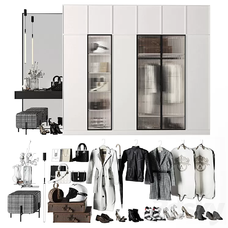 Composition in the hallway_112 3D Model Composition in the hallway_112 3D Model