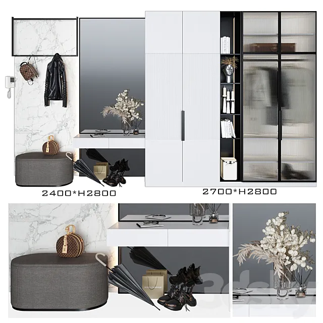 Composition in the hallway_128 3D Model Composition in the hallway_128 3D Model