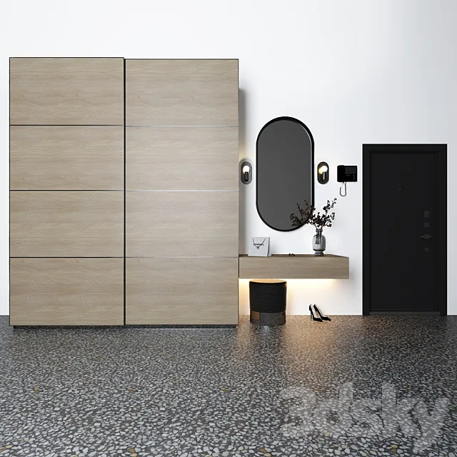 Composition in the hallway_14 3D Model Composition in the hallway_14 3D Model