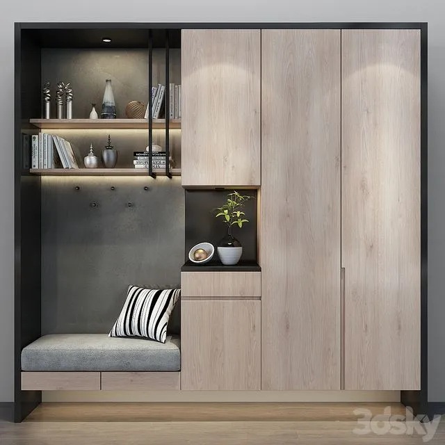 Composition in the hallway_203 3D Model Composition in the hallway_203 3D Model