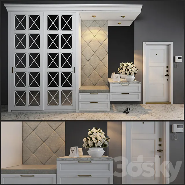 Composition in the hallway_23 3DModel Composition in the hallway_23 3DModel