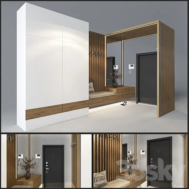 Composition in the hallway_25 3DModel Composition in the hallway_25 3DModel