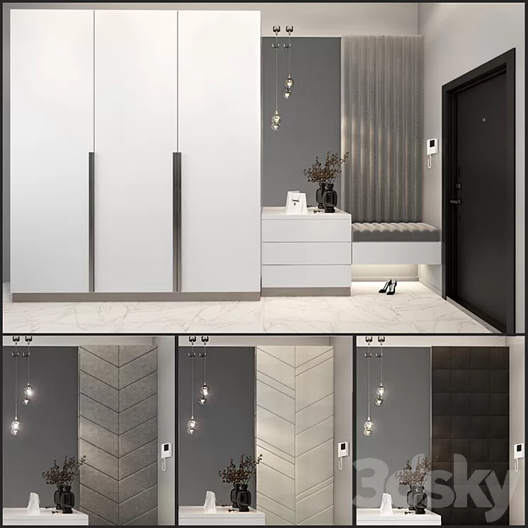 Composition in the hallway_26 3D Model