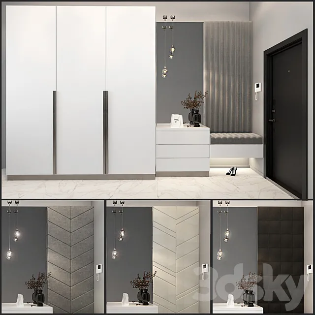 Composition in the hallway_26 3DModel