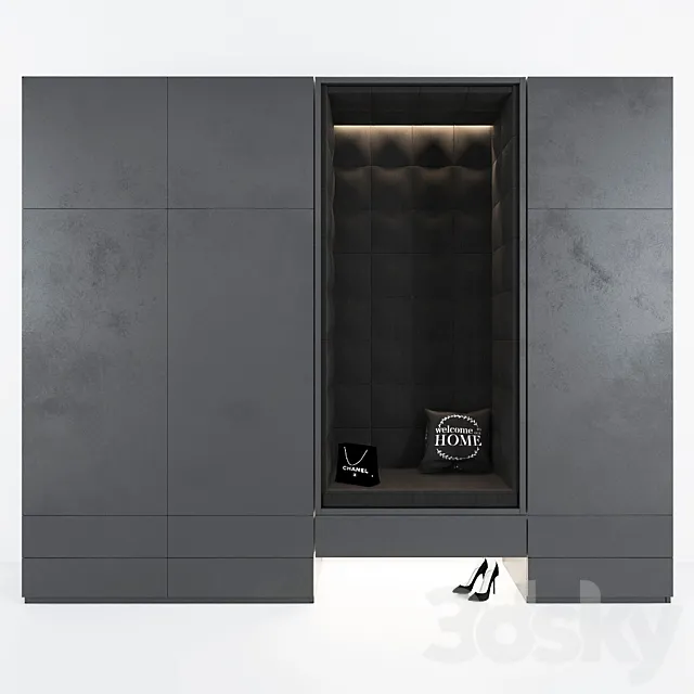 Composition in the hallway_4 3D Model