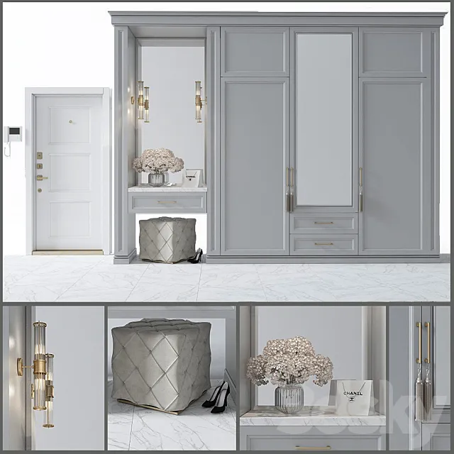 Composition in the hallway_40 3D Model Composition in the hallway_40 3D Model