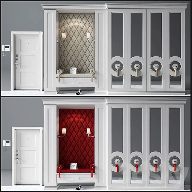 Composition in the hallway_41 3DModel Composition in the hallway_41 3DModel