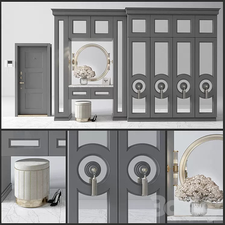 Composition in the hallway_42 3D Model