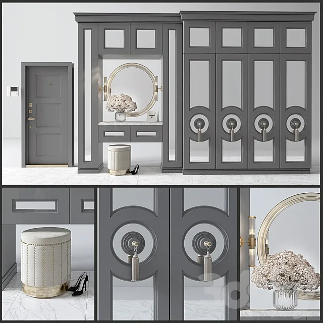 Composition in the hallway_42 3DModel Composition in the hallway_42 3DModel