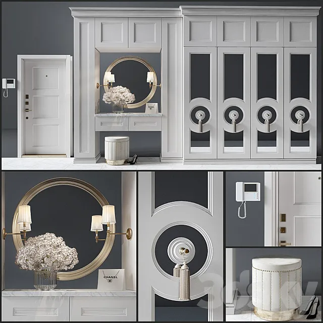 Composition in the hallway_43 3DModel Composition in the hallway_43 3DModel