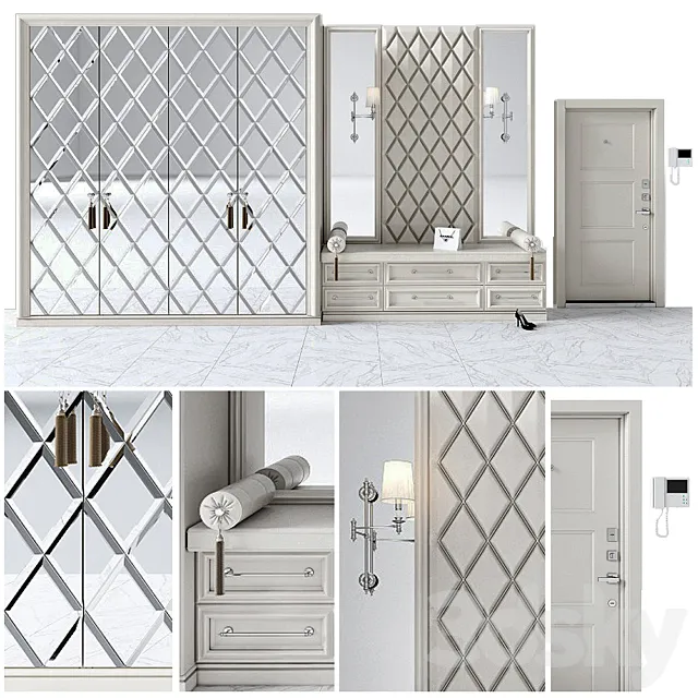 Composition in the hallway_44 3D Model Composition in the hallway_44 3D Model