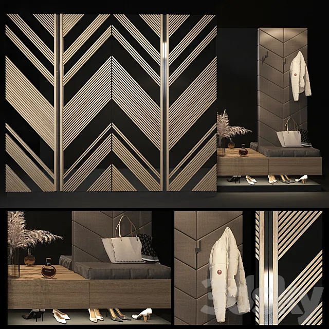 Composition in the hallway_48 3D Model