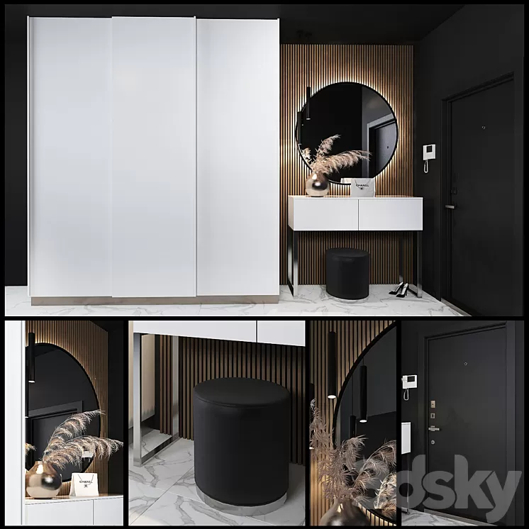 Composition in the hallway_50 3D Model