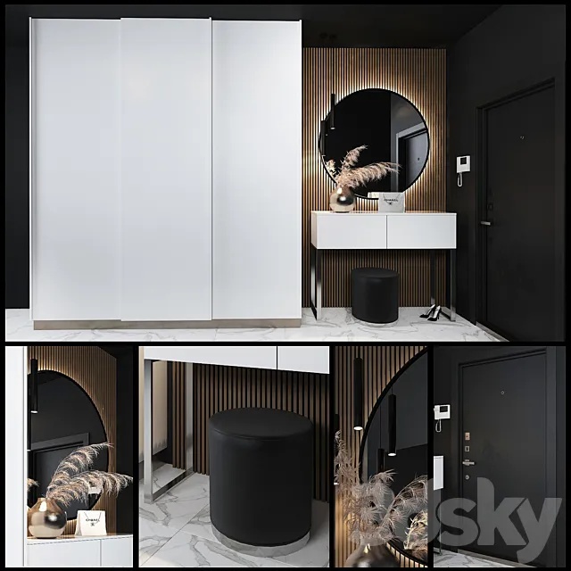 Composition in the hallway_50 3DModel