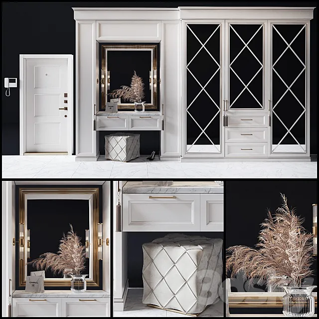 Composition in the hallway_53 3D Model Composition in the hallway_53 3D Model